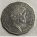AUSTRALIA 2000 . FIFTY 50 CENTS COIN . NEW DESIGN PORTRAIT
